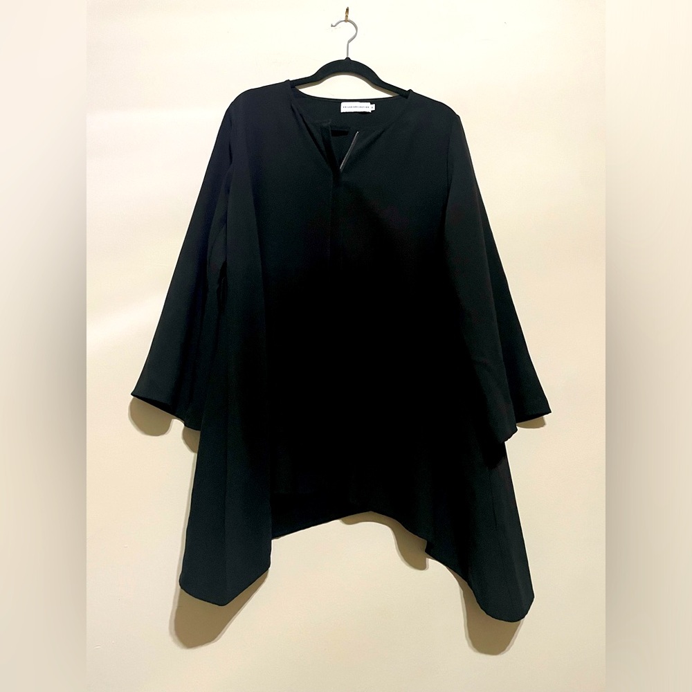 Veiled collection Elegant Black Women's Tunic set